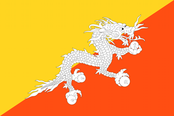 Флаг Bhutan