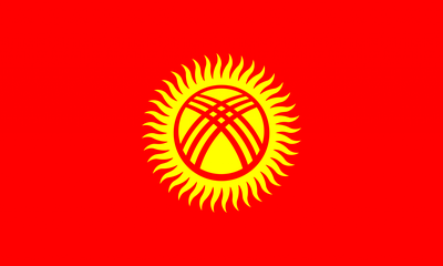 Флаг Kyrgyzstan
