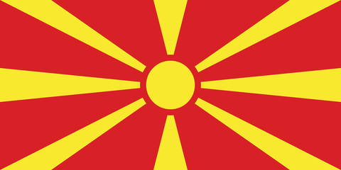 Флаг North Macedonia